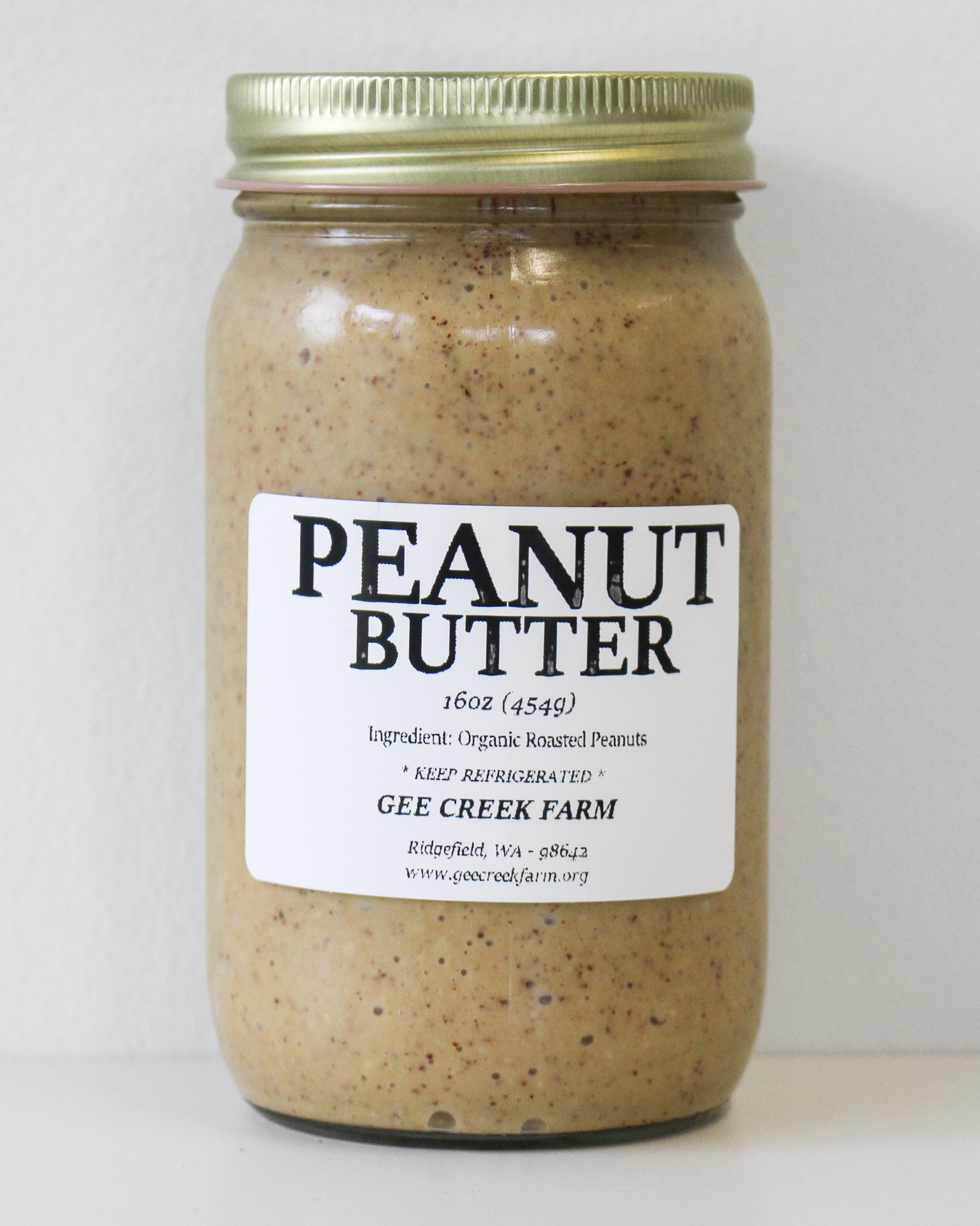 Gee Creek Organic Peanut Butter