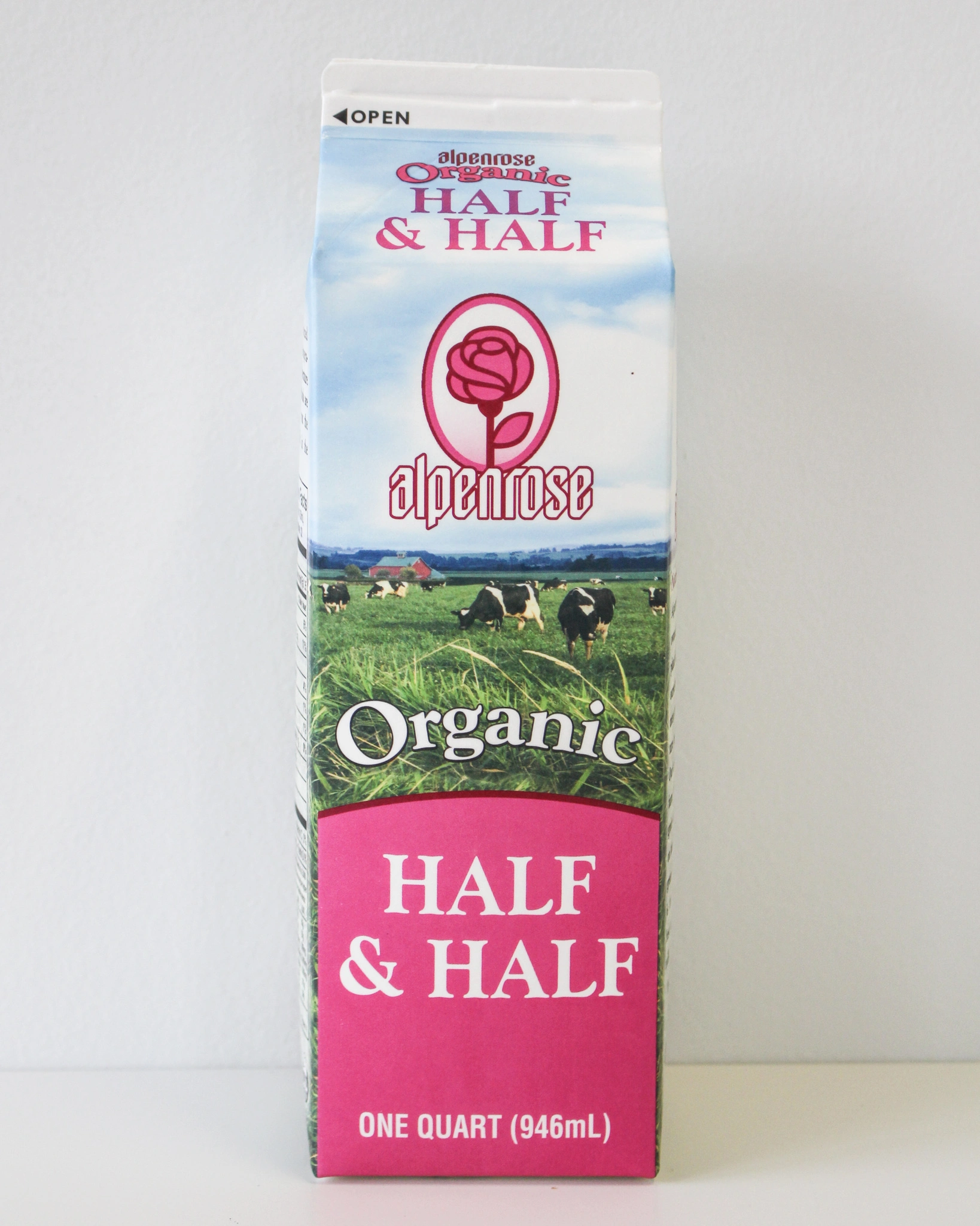 Alpenrose Organic Half&Half Quart Alpenrose Organic Half&Half Quart