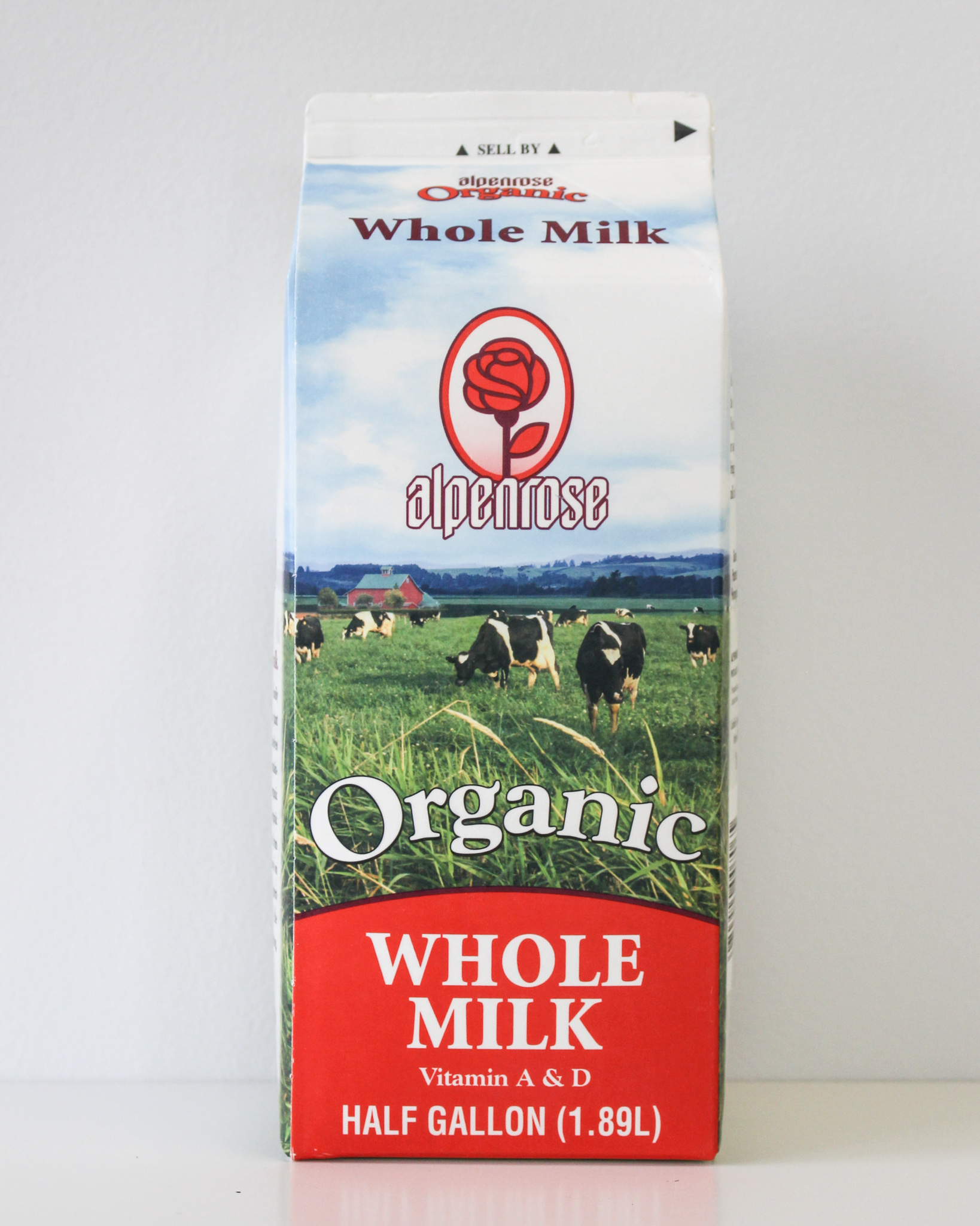 Alpenrose Dairy Half Gallon Whole Milk