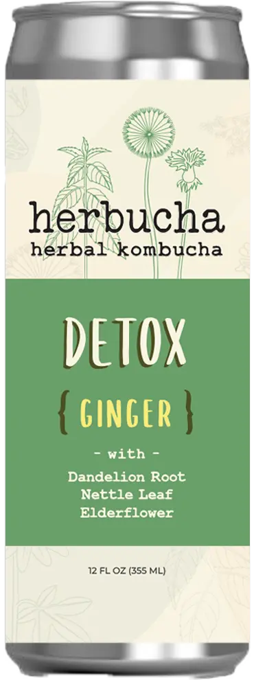 Herbucha Kombucha Detox - Ginger Herbucha Kombucha Detox - Ginger