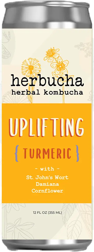 Herbucha Kombucha Uplifting - Turmeric Herbucha Kombucha Uplifting - Turmeric